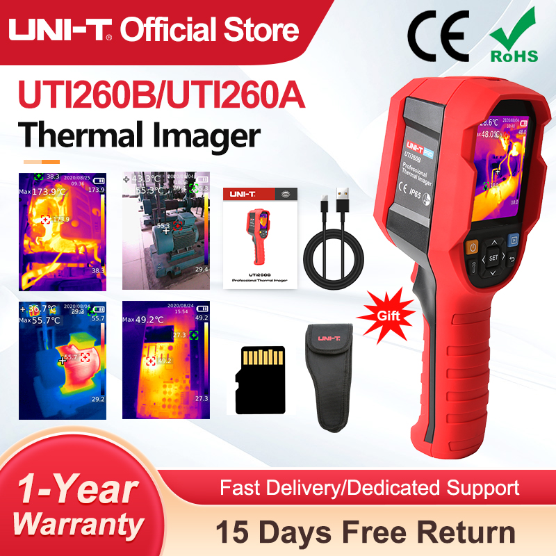 Handheld Thermal Camera 256X192 - UNI-T UTI260B UTI260A Termal Görüntüleme Kamerası