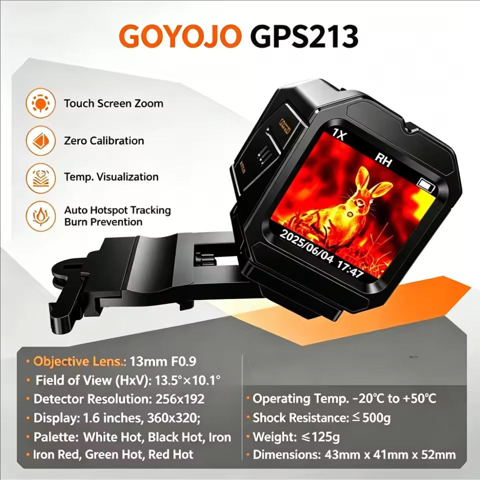 Handheld Thermal Camera 256X192 - GOYOJO Mini Touch Kızılötesi Termal Görüntüleyici