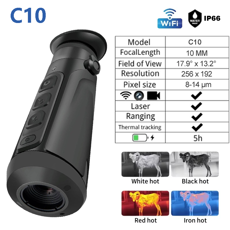 Infrared Thermal Monocular 50Hz - Termal Monoküler 256x192 50Hz Kızılötesi Termal