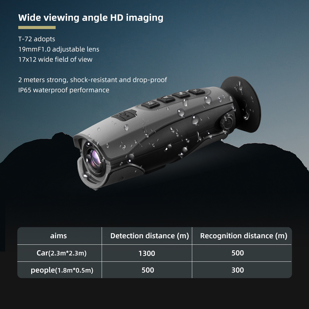 Thermal Imaging Monocular 384X288 - 2026 Premium Ürünler CEM T-72 Monoküler