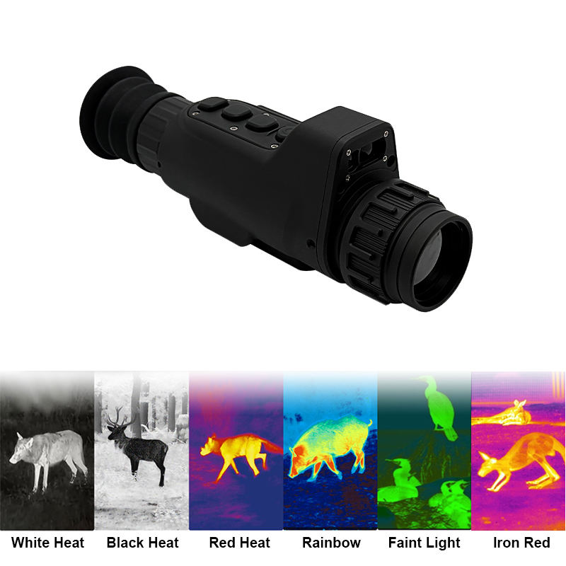 Thermal Monocular Laser Rangefinder - 384x288 HD Termal Görüntüleme Monoküler Dürbünü