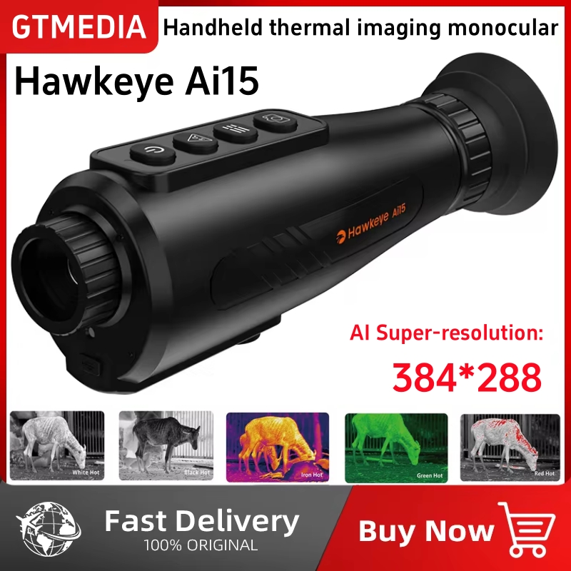 Thermal Night Vision Monocular - GTMEDIA AI15Termal Görüntüleme Monoküler Termal Kamera