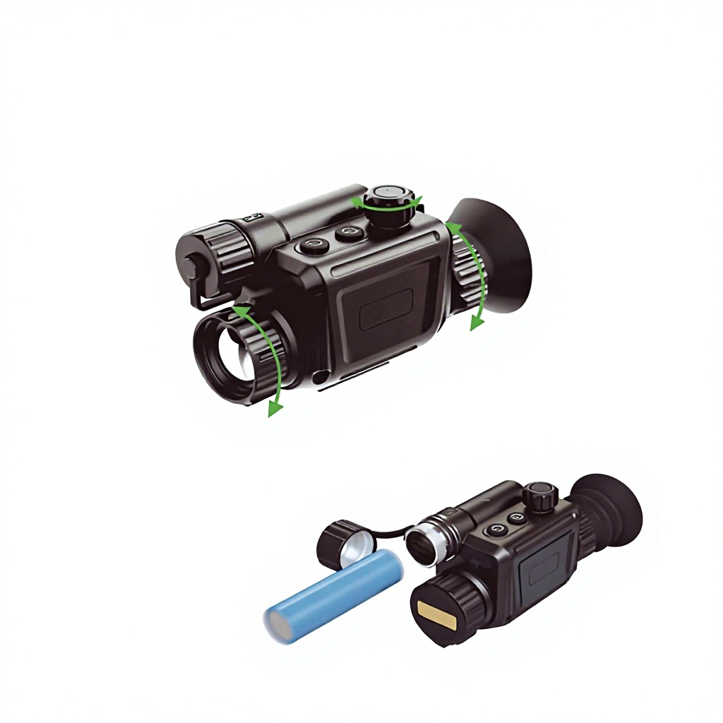Infrared Thermal Monocular 50Hz - Compass 640x512 50Hz Kızılötesi Termal Dürbün,