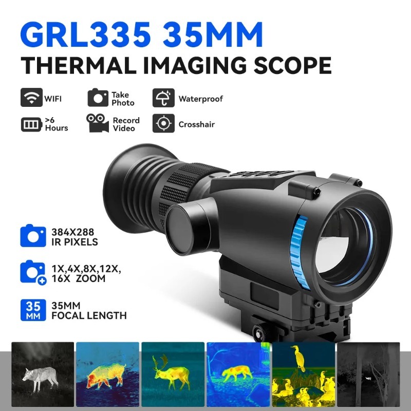Thermal Imaging Monocular 384X288 - 384x288 Monoküler Termal Görüntüleme Cihazı 50Hz