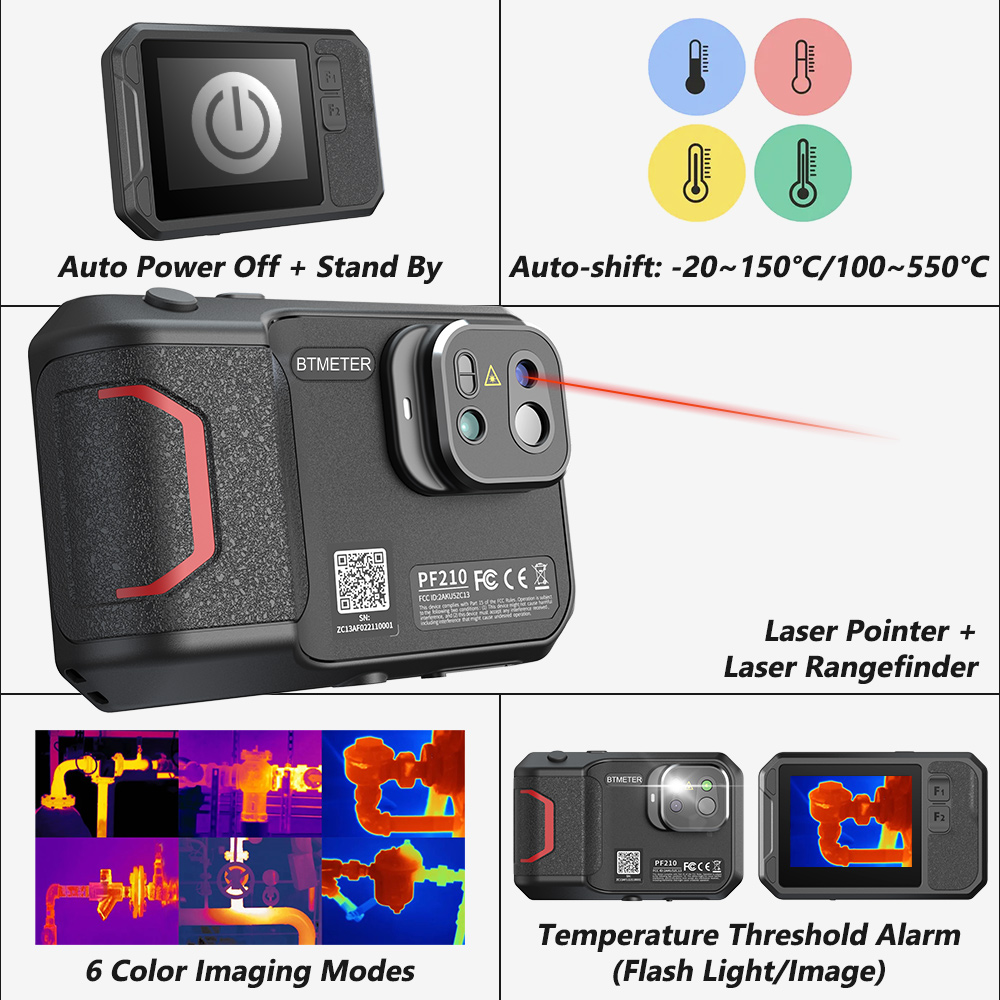 Handheld Thermal Camera 256X192 - 256x192 Termal Kamera Kılavuzu El Tipi