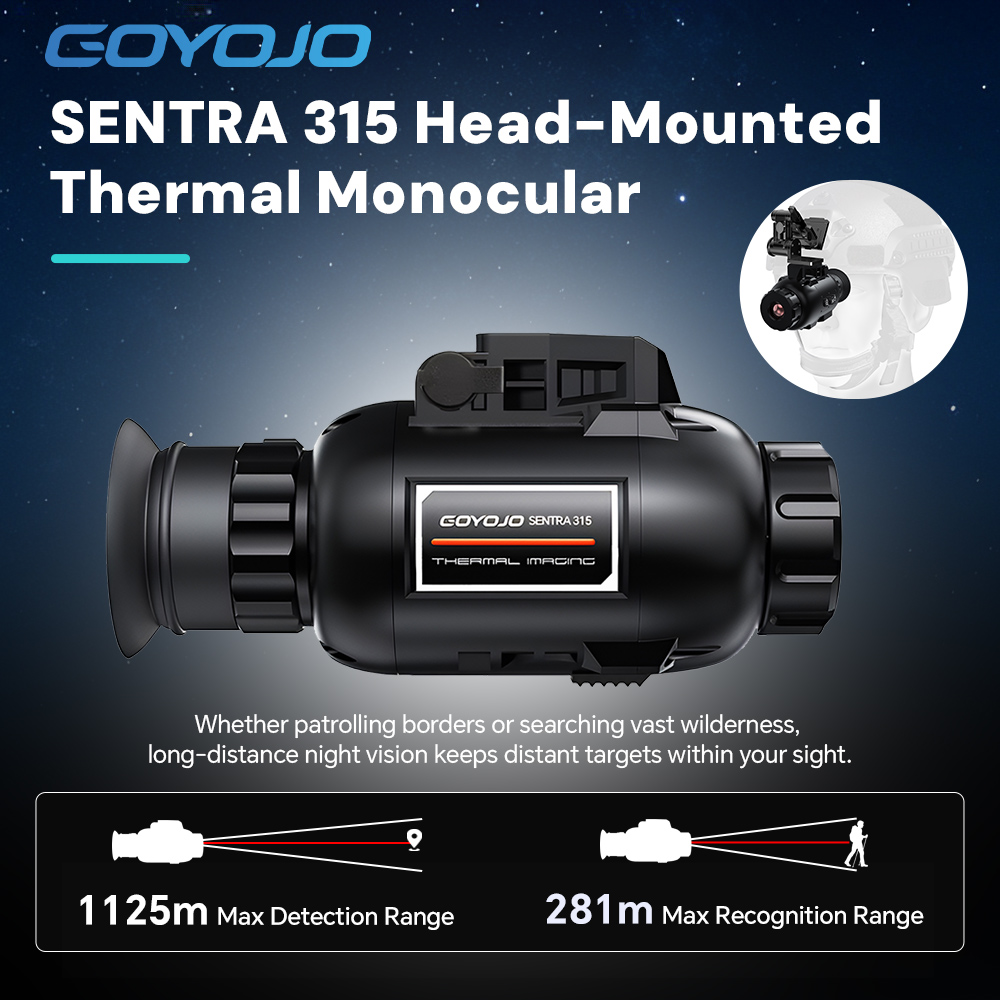 Infrared Thermal Monocular 50Hz - Kafa Üstü Termal Kamera 384x288 50HZ