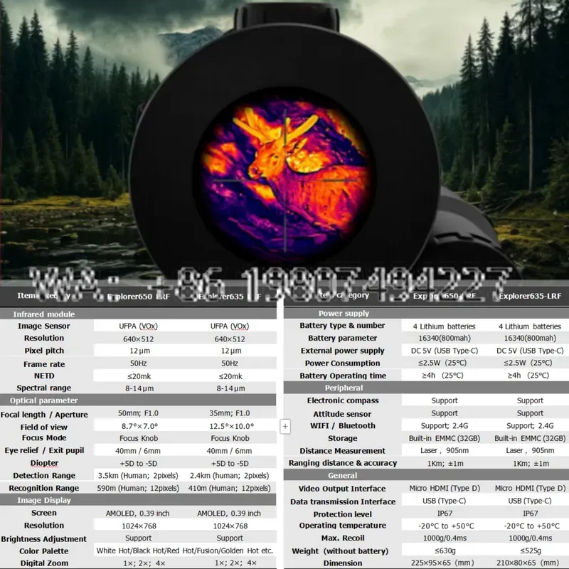 Termal Görüntü Dürbünü 640x512 - Thermal Scope 640X512 Hunting incelemesi ve fiyatı
