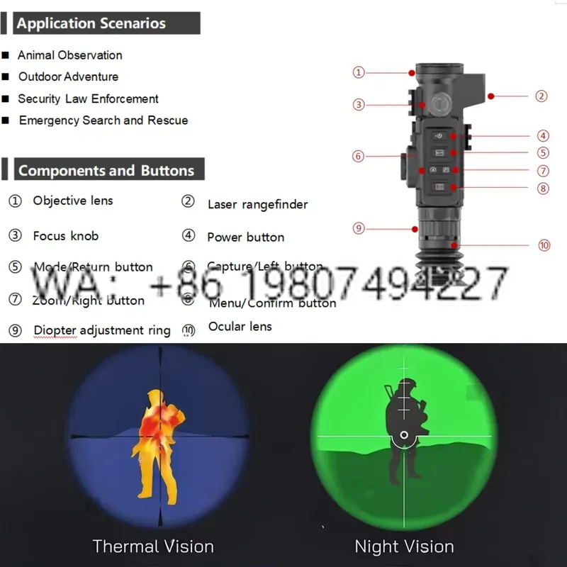 Termal Görüntü Dürbünü 640x512 - Thermal Scope 640X512 Hunting incelemesi ve fiyatı
