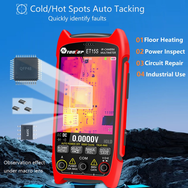 TOOLTOP ET15S 256x192 Endüstri - Handheld Thermal Camera 256X192 incelemesi ve fiyatı