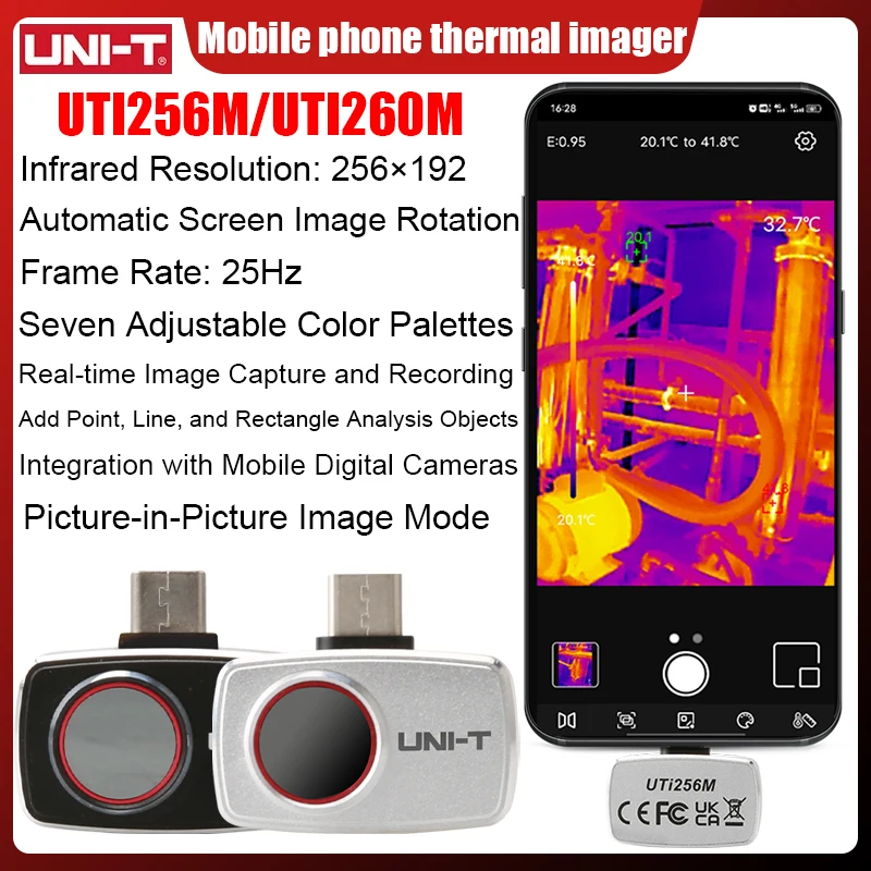 UNI-T Telefon İçin Termal Kame - Thermal Camera Pcb Repair 256X192 incelemesi ve fiyatı