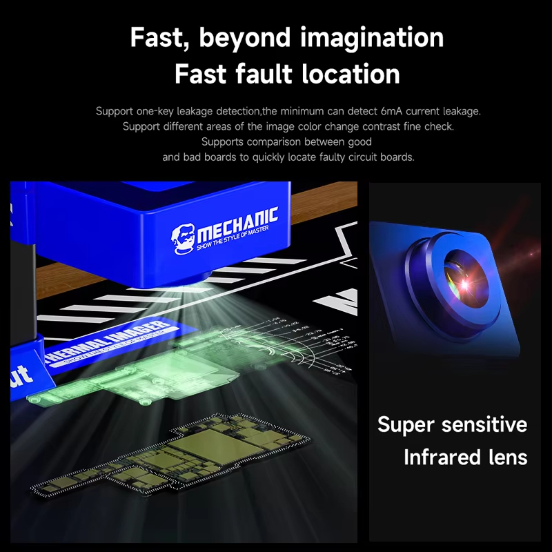 Mekanik iScout 3D Termal Görün - Thermal Camera Pcb Repair 256X192 incelemesi ve fiyatı