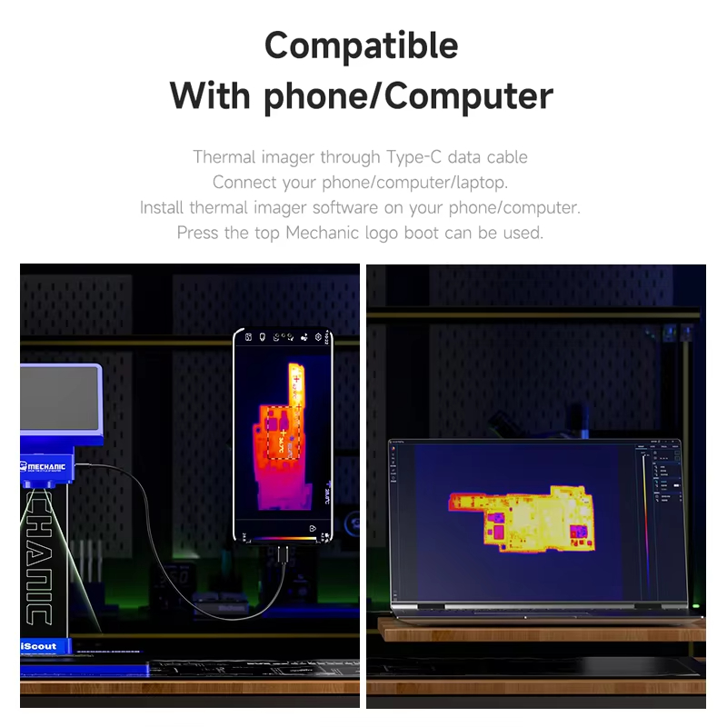 Mekanik iScout 3D Termal Görün - Thermal Camera Pcb Repair 256X192 incelemesi ve fiyatı