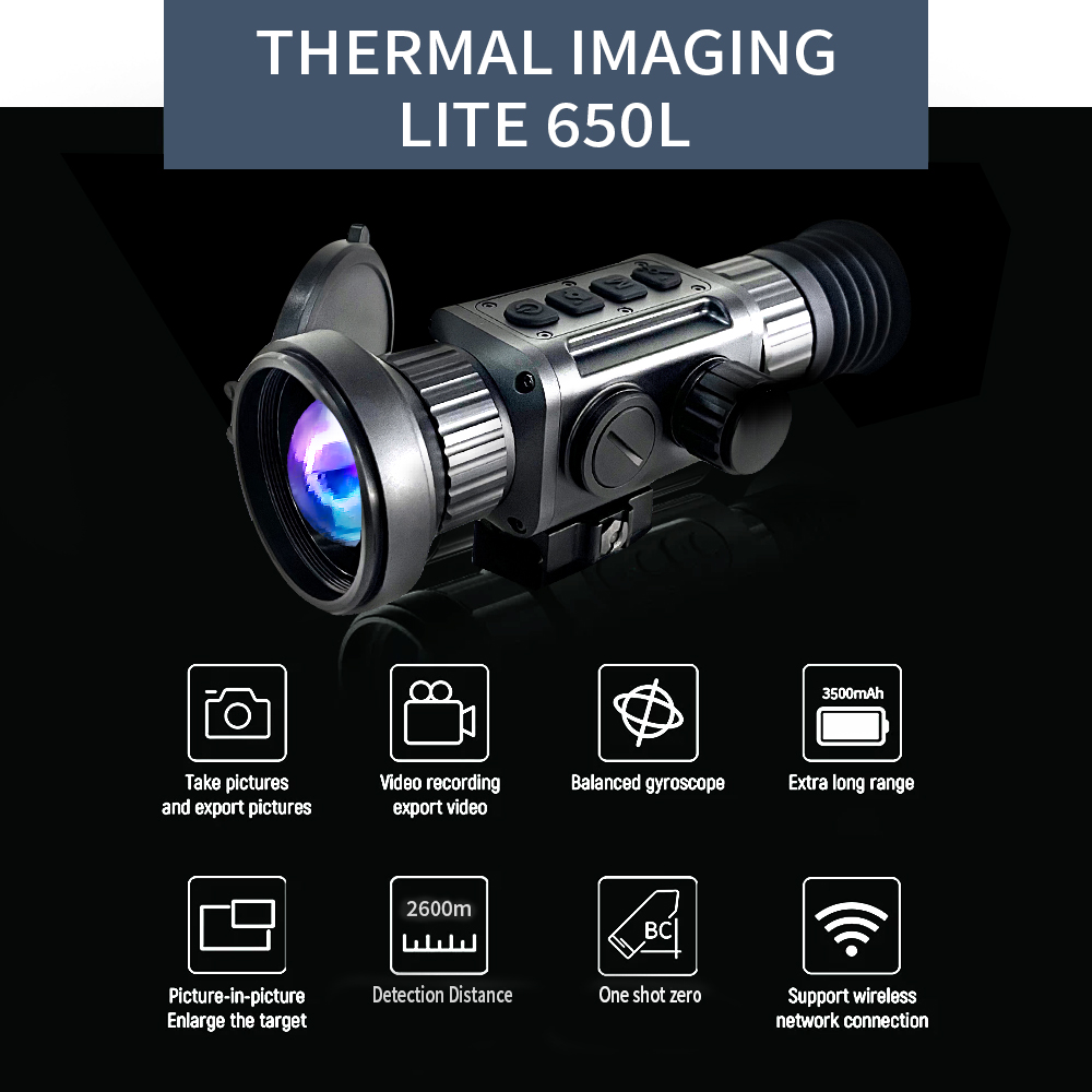 LITE-650L 640x512 8X 2600m Gec - Thermal Scope 640X512 Hunting incelemesi ve fiyatı