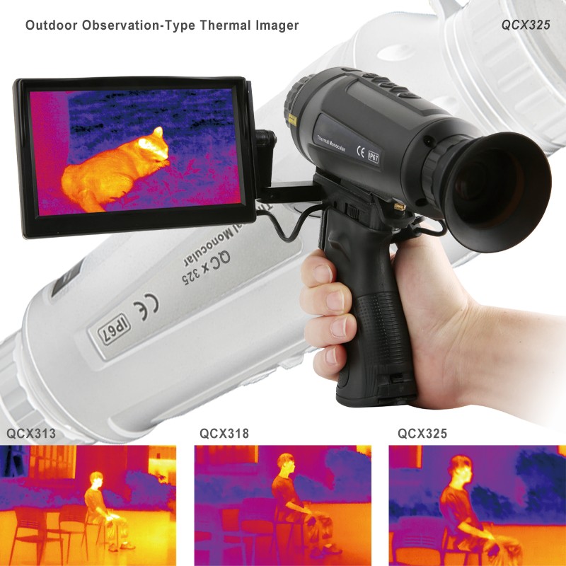 QCNV QCx325 Uzun Menzilli Kızı - Infrared Thermal Monocular 50Hz incelemesi ve fiyatı