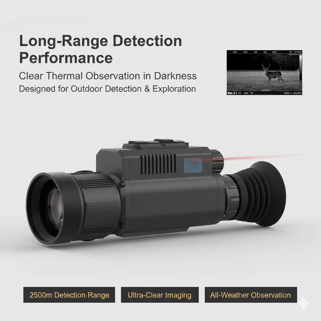 640x512 Termal Görüntüleme Dür - Thermal Monocular Laser Rangefinder incelemesi ve fiyatı