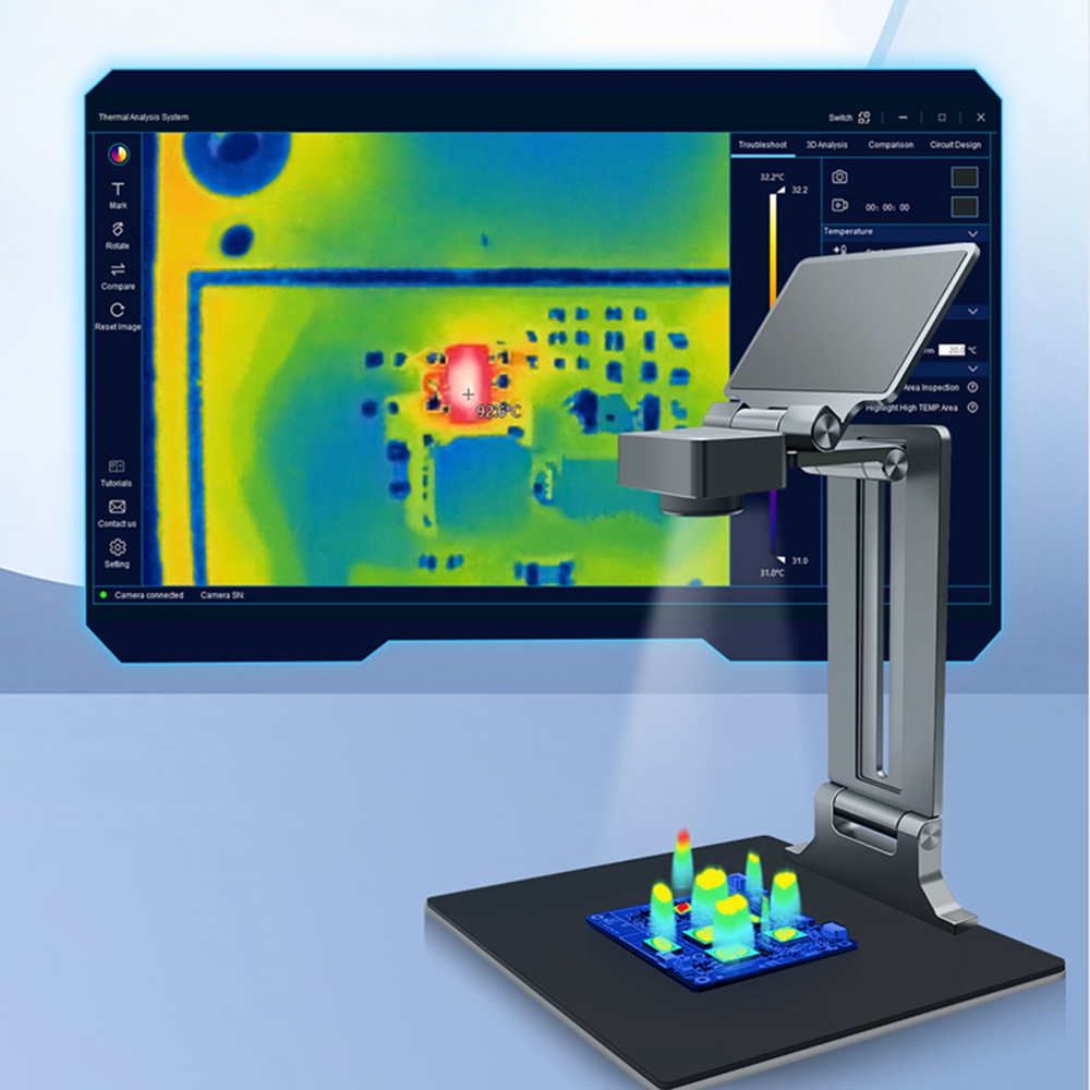 3D Termal Görüntüleme Analizör - Thermal Camera Pcb Repair 256X192 incelemesi ve fiyatı