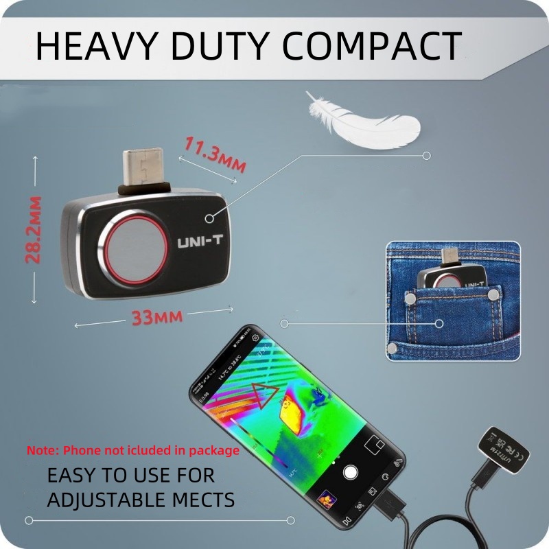 UNI-T UTi721M 256x192 Android  - Thermal Camera Pcb Repair 256X192 incelemesi ve fiyatı