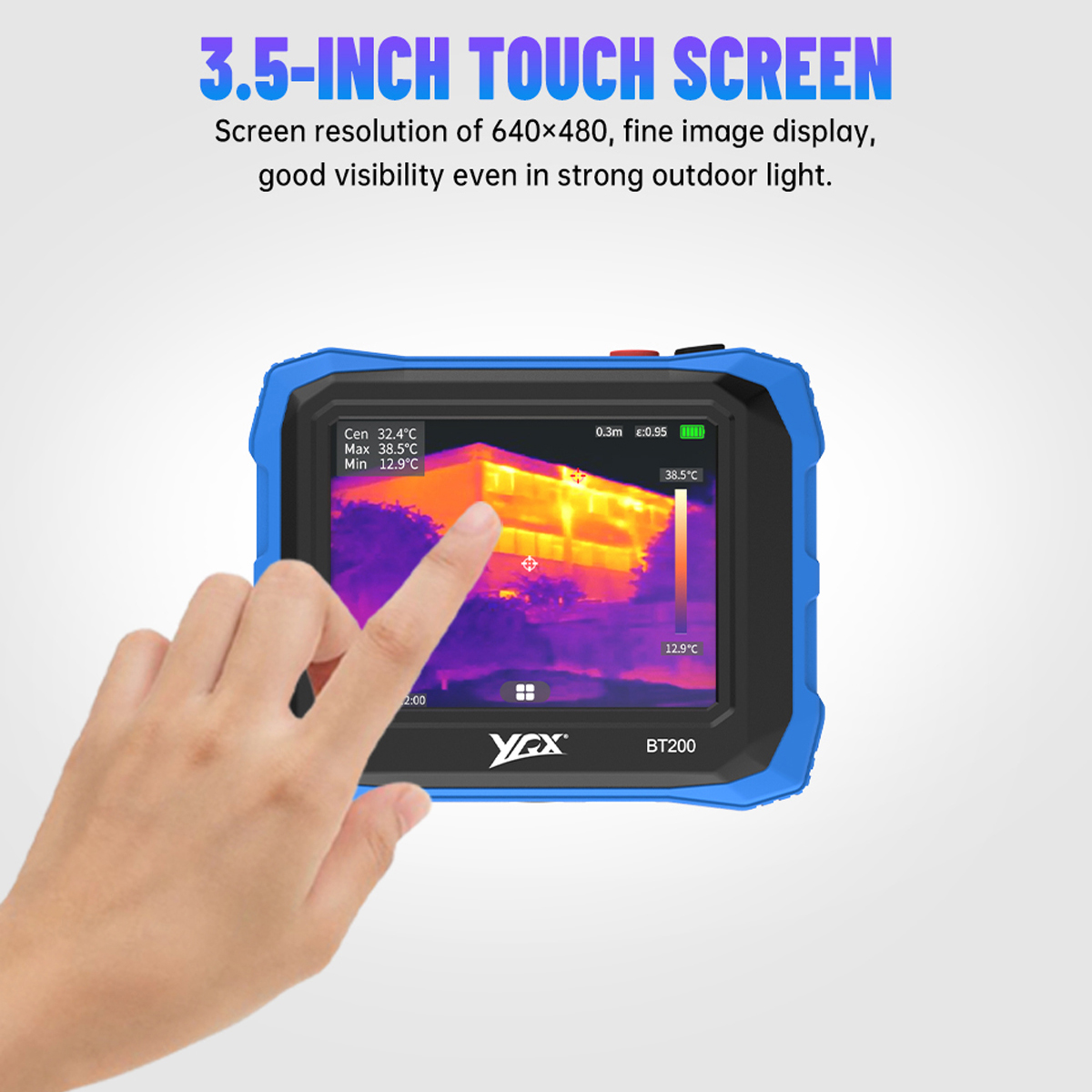 YRX BT200 Düz Panel Termal Gör - Handheld Thermal Camera 256X192 incelemesi ve fiyatı