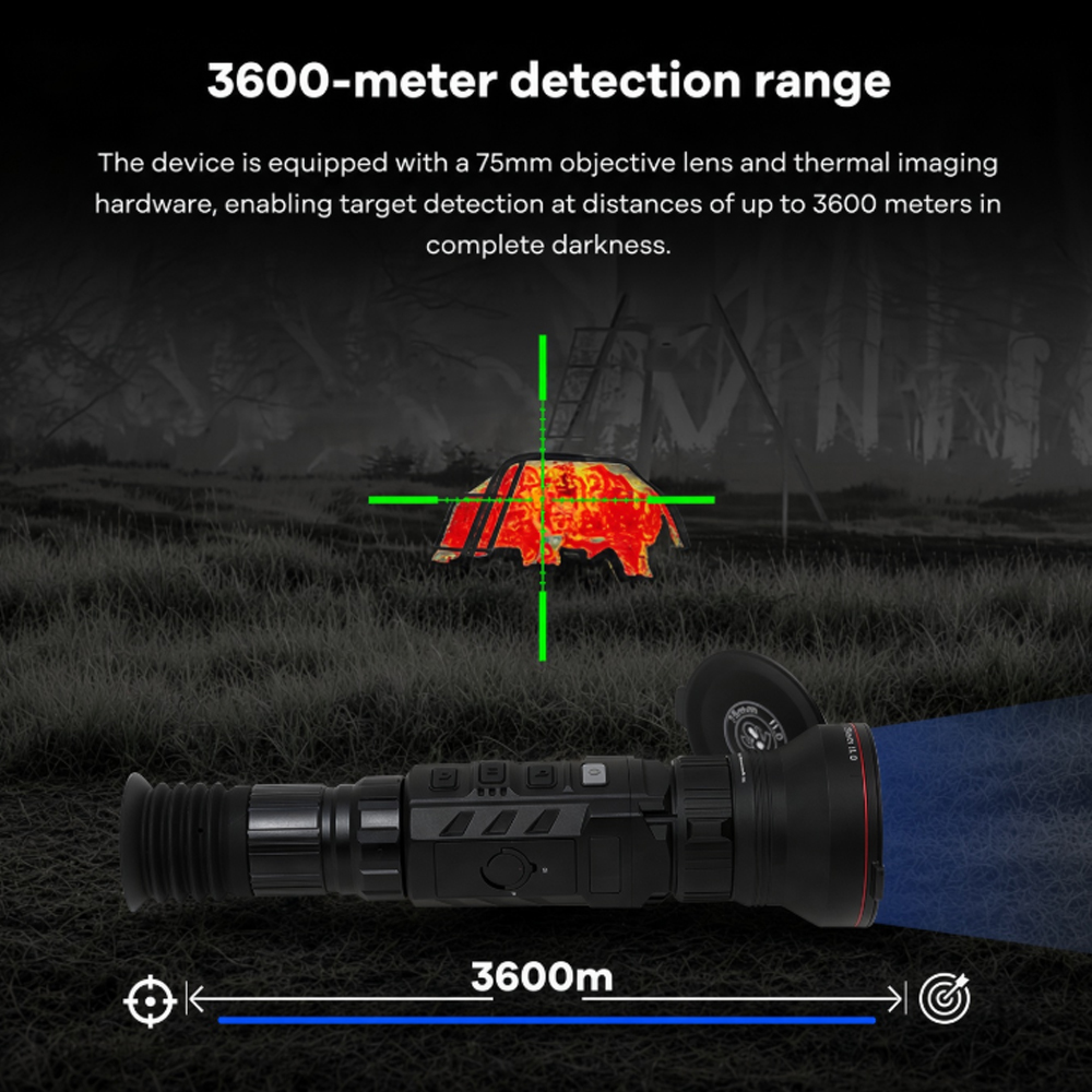 LONGOT RS75 Profesyonel 75 mm  - Thermal Monocular Laser Rangefinder incelemesi ve fiyatı