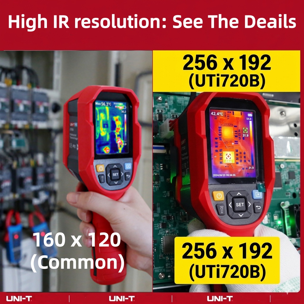 UNI-T Resmi UTi720B WiFi Terma - Thermal Camera Pcb Repair 256X192 incelemesi ve fiyatı
