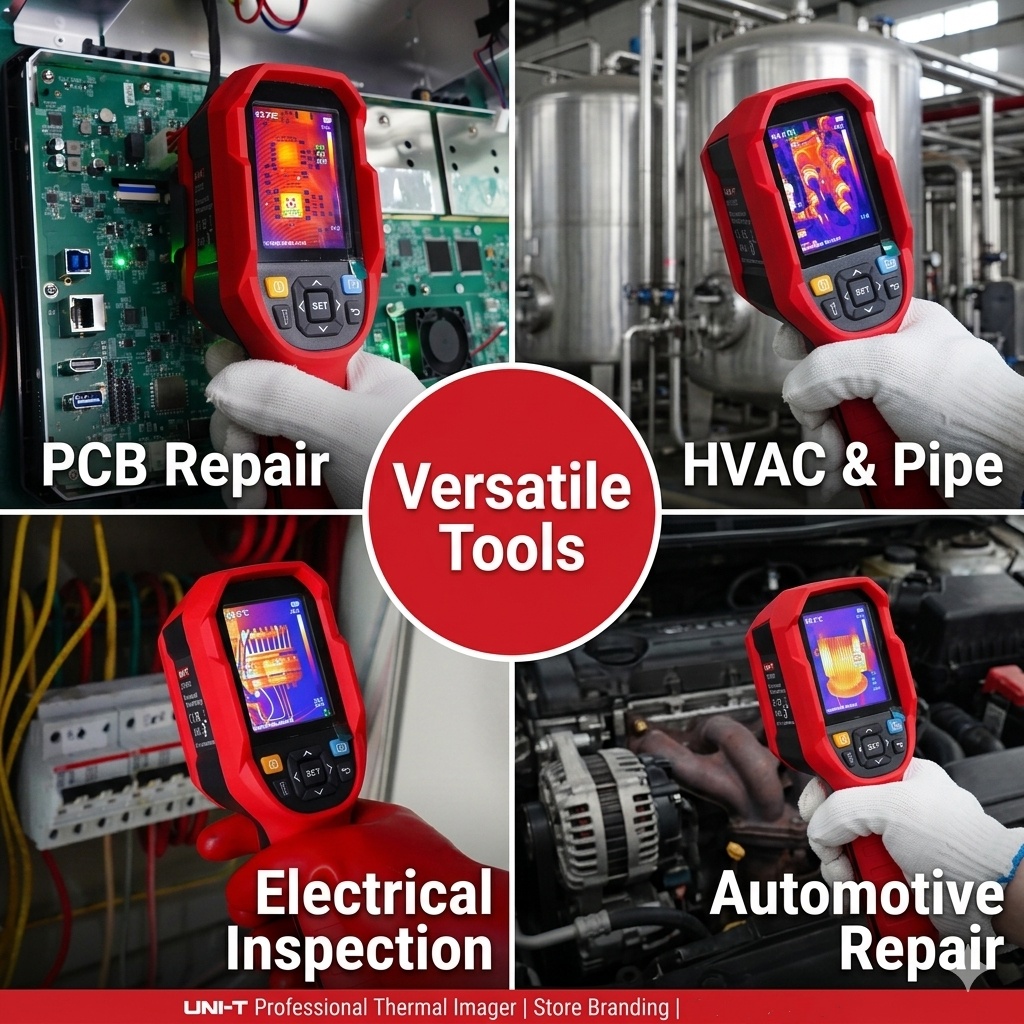 UNI-T Resmi UTi720B WiFi Terma - Thermal Camera Pcb Repair 256X192 incelemesi ve fiyatı