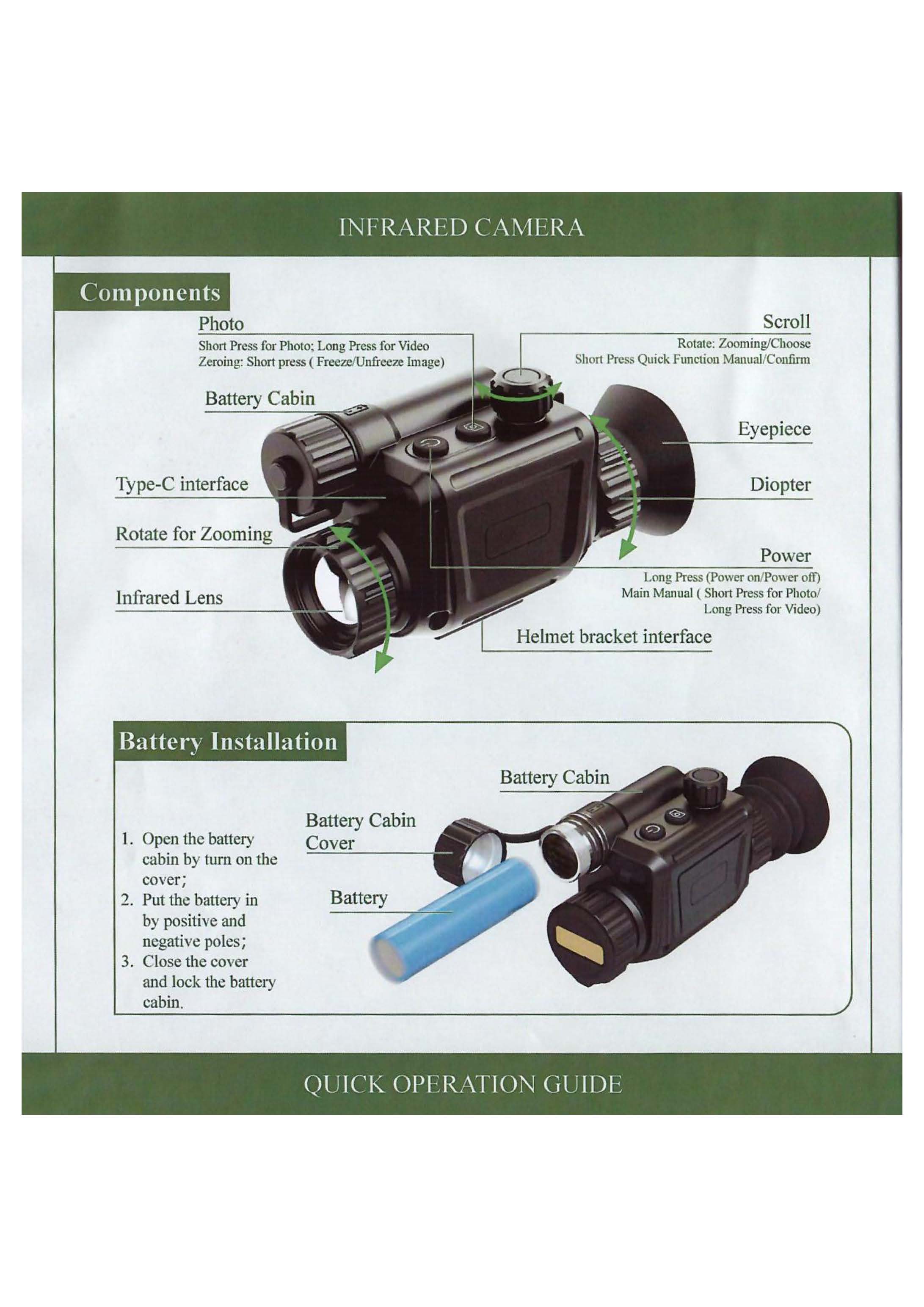 Compass 640x512 50Hz Kızılötes - Infrared Thermal Monocular 50Hz incelemesi ve fiyatı