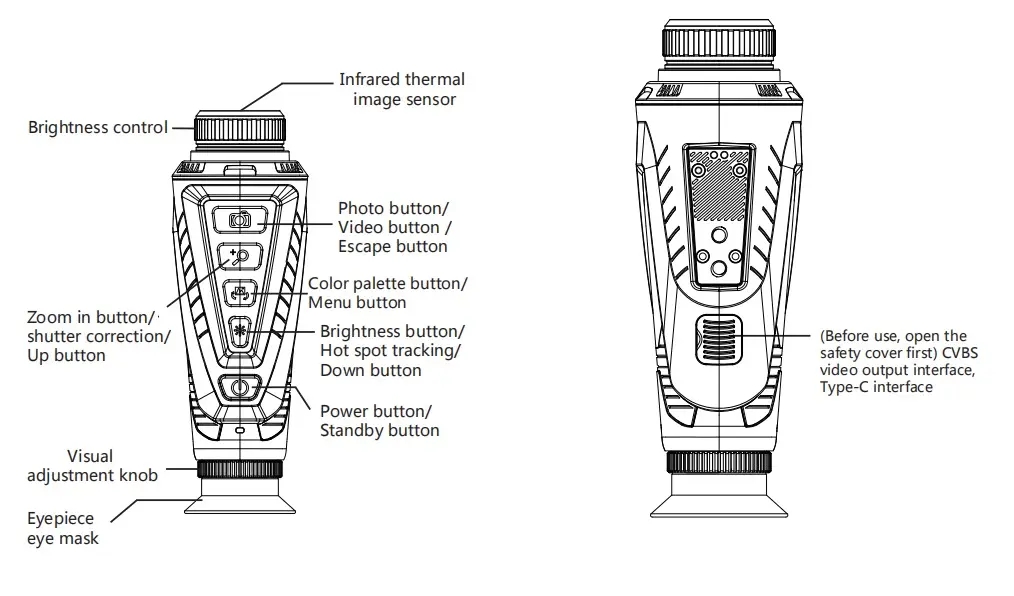 Hafif El Tipi Monoküler Termal - Thermal Imaging Monocular 384X288 incelemesi ve fiyatı